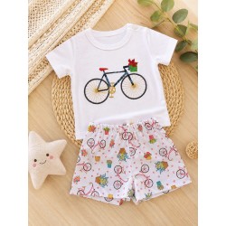 Conjunto baño niño bici paseo