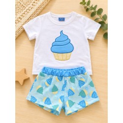 Conjunto de baño niño  cupcake