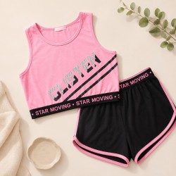 CONJUNTO GLISTEN ROSA