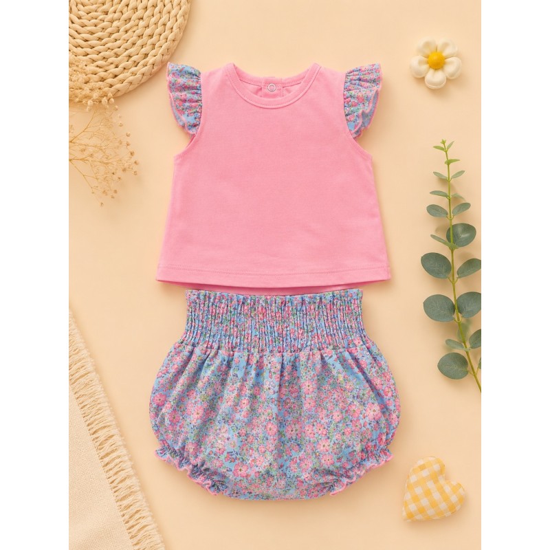 CONJUNTO BEBE FLOWERS