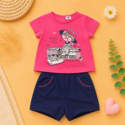 Conjunto niña maletas
