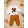 chandal perrito costuras mostaza