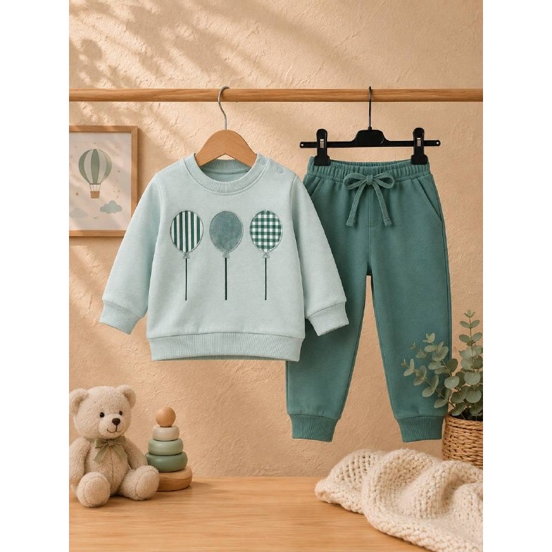 chandal globos verde