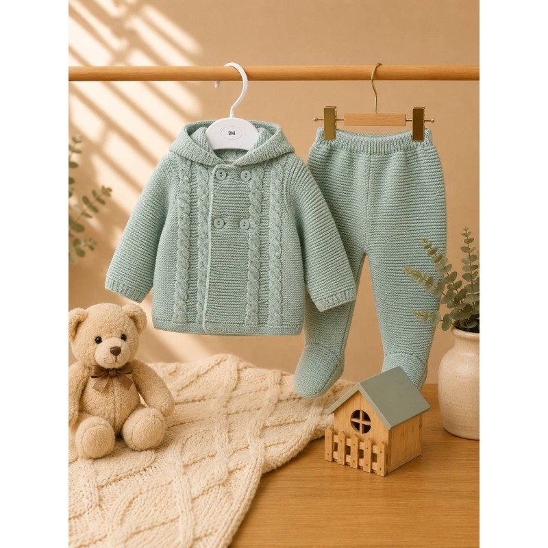 Conjunto punto 2 piezas verde