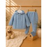 Conjunto punto 2 piezas azul