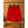 pantalon corto  rojo