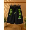 pantalon algodon negro fluor