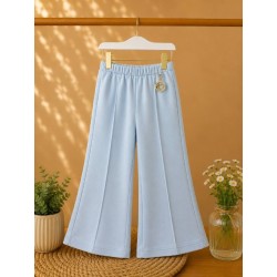 pantalon campana azul