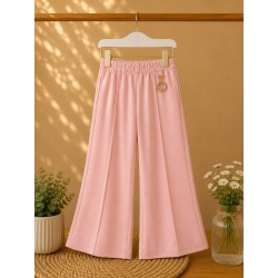 pantalon campana rosa