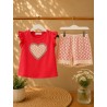 conjunto coral blonda