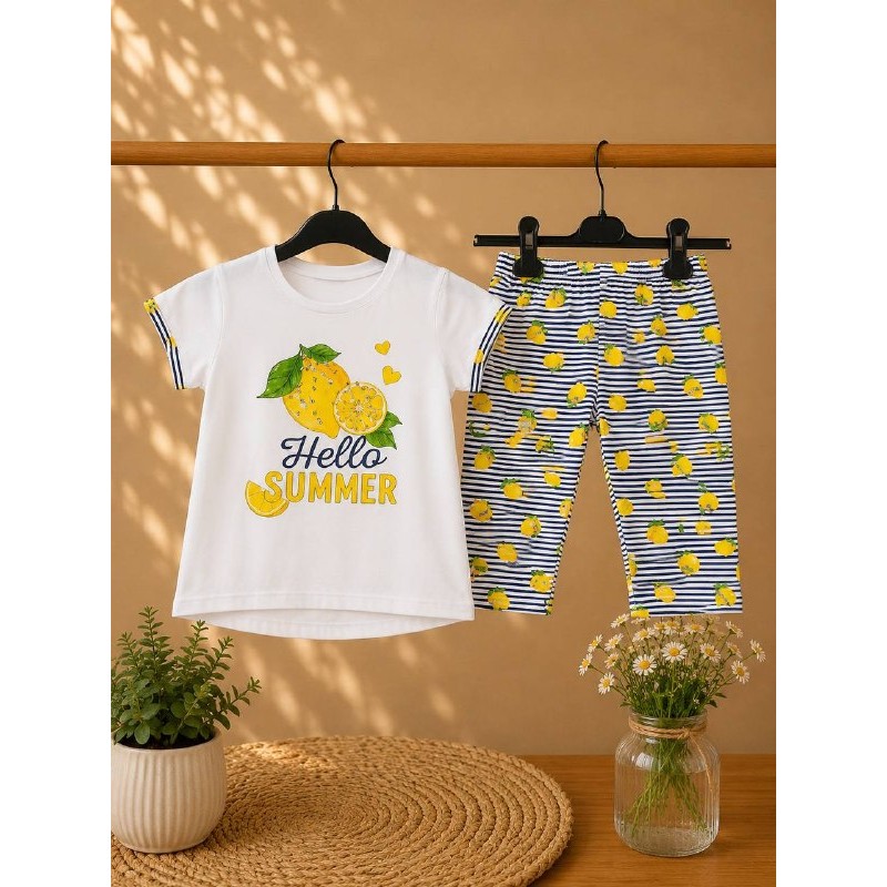 conjunto hello summer blanco