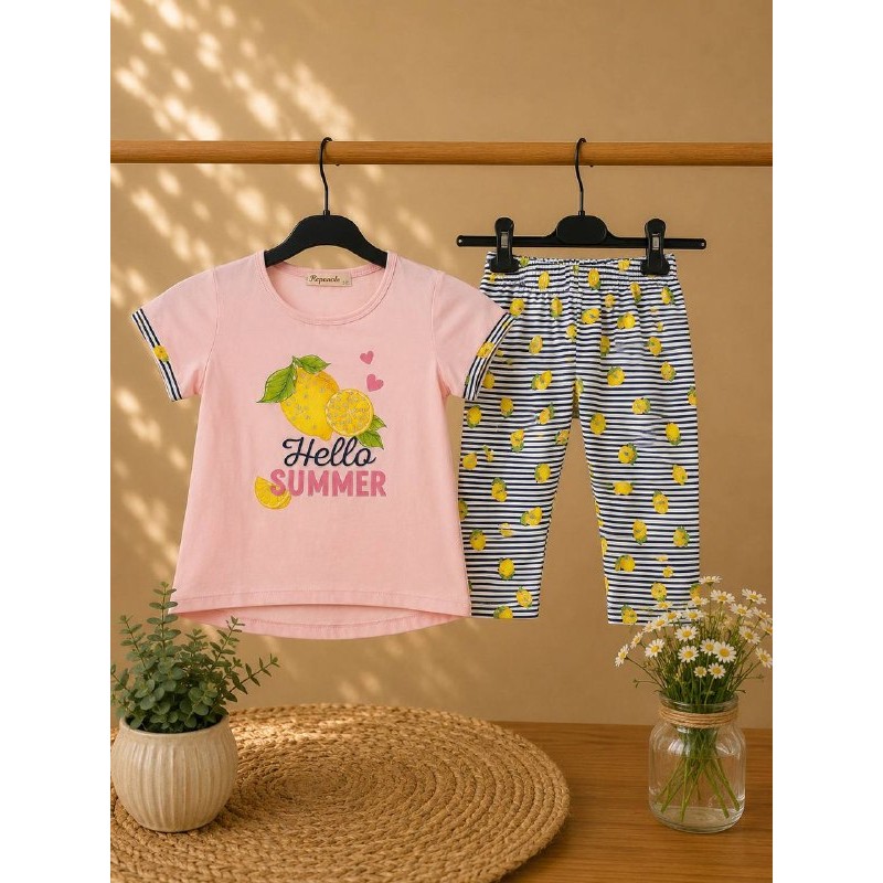 conjunto hello summer rosa