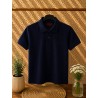 polo azul marino