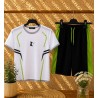 conjunto sport blanco verde