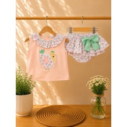 conjunto gallina flores