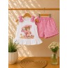conjunto niña playa vichy
