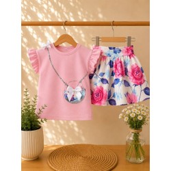 conjunto flores bolsito
