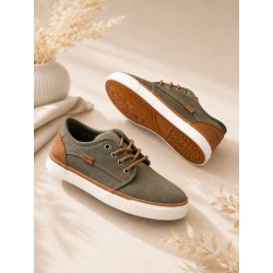 zapato casual kaki