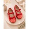 merceditas roja gliter