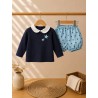 conjunto azul estrellas