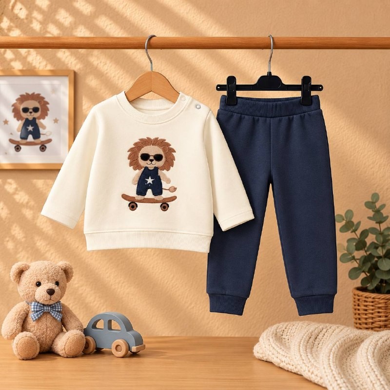 conjunto leon estrella patin