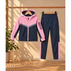 chandal poliester azul