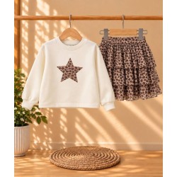 CONJUNTO FALDA ANIMAL PRINT