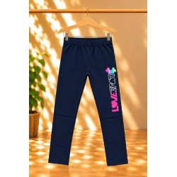 leggins love love azul