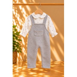 conjunto peto gris